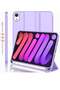 New iPad Mini 6 Case 8.3 Inch 2021 (6th Gen) with Pencil Holder, Trifold Stand Smart Case, Soft TPU Back, Auto Wake/Sleep