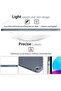 Smart Auto Wake/Sleep Cover with Built-in Pencil Holder Trifold Case for Apple iPad 10th Generation (Model A2696 A2757) - Lavender - 5