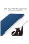 Slim Stand Case for iPad Air 13-Inch M2 (2024) - Navy Blue, Smart Shell with Touch ID Support - 5