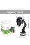 Phone Mount for Car Center Console Stack – 2-Pack Super Adsorption Suction Cup Universal Phone Holder for Dashboard & Console - 3