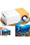 Mini Portable Projector, 1080P Full HD Video Projector Built in HIFI Speaker