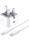 35W Dual Ports Fast Charging USB-C+C Power Adapter For Mobile iPhone 13 14 Series - 2