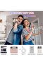 Karaoke Machine with 2 Microphones, Portable Mini Speaker PA System, Bluetooth/USB/AUX/TF (Pink) - 7