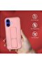 iPhone 16 Magnetic Car Mount Case – Pink Silicone Kickstand with Hand Strap & Multi-Stand Functionality - 6
