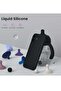 Premium Soft Liquid Silicone Case for iPhone 16 – Silky and Soft Touch Series Full-Body Protective Bumper (Black) - 2