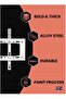 Ultra-Strong Fixed TV Wall Mount for 63” Flat & Curved Screens – LED, LCD, OLED, Plasma Compatible - 3