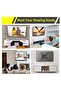 Tilt & Swivel TV Wall Mount - Heavy Duty Steel Bracket for 32-55" LED, LCD, Flat & Curved TVs - 4