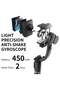 1-Axis Handheld Gimbal Stabilizer for Smartphone with Extendable Bluetooth Selfie Stick and Tripod - 3