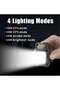 Small LED Flashlight 800 Lumens COB Rechargeable Keychain Mini Flashlight 4 Light Modes - 3