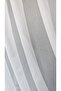 Ecru Bamboo Tulle Curtain with 1/2 Sparse Pleats, Suitable for Every Room, Wrinkle-Free, No Ironing Required - 5