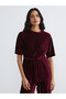 Crew Neck Belted Women's Tunic