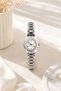 Rolly Women's Silver Steel Wristwatch with Silver White Dial Roman Numerals Classic Luxury Bracelet Band Watch 2026 - 2