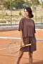 Short Sleeve Crew Neck Bottom Top Set - 4