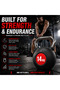 14KG Rubber Coated Kettlebell with Chrome Handle | Premium Strength Training Weight for Functional Fitness, Home Gym, Cross Training & Full Body Workouts - 4