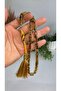 Natural, Original Lithuanian Amber Prayer Beads, Cotton Tassel, Master Craftsmanship. - 3