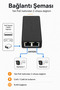 An1020 1 in 2 Out Poe Extender Extender Cat5 Cat6 Rj45 Multiplexer - 6