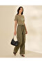 Women's Olive Graphic T-Shirt - 5