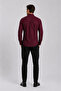 Men's Long Sleeve Classic Shirt - 2655,04,2,1 - Claret Red - 3