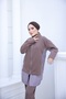 Women's Striped Garnished Zippered Hijab Bottom - Top Set - 4