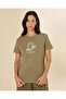Women's Olive Graphic T-Shirt