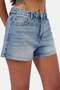 شورت جينز نسائي أزرق 4s6-32 من ماركة Mom Mini Fit - 2