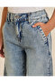 Boys Light Wash Slant Pocket Barrel Leg Jeans - 4