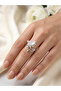 Women's Stone Butterfly Model Ring - 3