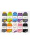 Color Mix Mixed Color Women's Booties Socks Set - 2