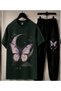 Unisex Oversize Shorts Set Short Sleeve T-Shirt Comfortable Fit Summer Casual Sports