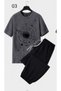 Unisex Oversize Shorts Set Short Sleeve T-Shirt Comfortable Fit Summer Casual Sports
