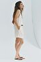 Tailored linen-blend shorts