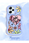 Poco X5 Pro 5g Compatible Case Camera Protector Blue Silicone Couple Phone Case Floral Pattern - 2