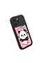 Tecno Spark 40 Compatible Black Panda Pattern Camera Protective Case Silicone Couple Phone Case - 3