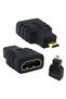 ADAPTOR CONVERTOR HDMI A la micro HDMI D tată