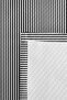 Black Striped Modern Youth Room Single Pique Set-Minimal 160X220 cm Quilted Bedspread - 7