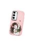 Samsung Galaxy S23 Compatible Case Camera Protector Pink Silicone Couple Phone Case Girl Patterned - 3