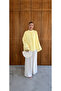 Oversize Design Blouse with Back Zipper - 3