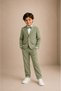 Boy's Washington Jacketed Bow Tie Suit 100% Cotton - 5