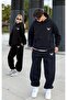 Vnm Embroidered Adjustable Leg Oversized Sweatpants - 7