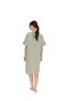 U.S. Polo Assn. Women's Muslin Fabric Short Sleeve V-Neck Dress Home Wear - 2