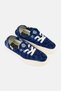Kids Boy Circle Vee Lace Up Outdoor Sneakers Shoes, Navy - 4