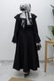 Baby Collared Buttoned Dress Tsd260250 Black - 6