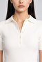 Slim Fit Ribbed Short Sleeve Polo Ecru T-Shirt E6577Ax25Sp - 3