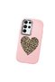 Samsung Galaxy S22 Ultra Compatible Case Camera Protector Pink Silicone Couple Phone Case Heart Pattern - 3