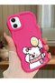 Samsung Galaxy A05 Compatible Case Camera Protector Red Silicone Couple Phone Case Cat Pattern