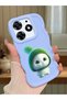 Tecno Spark 10 Pro Compatible Case Camera Protector Blue Silicone Couple Phone Case Cute Pattern