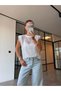 Vatkali Sequined Tank Top Bluz White - 7