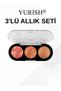 3'lü Terracotta Allık - 3
