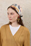 Brown Botanica Patterned Scarf Handkerchief - 8