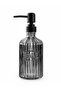 Glass Liquid Soap Dispenser Gray - 2